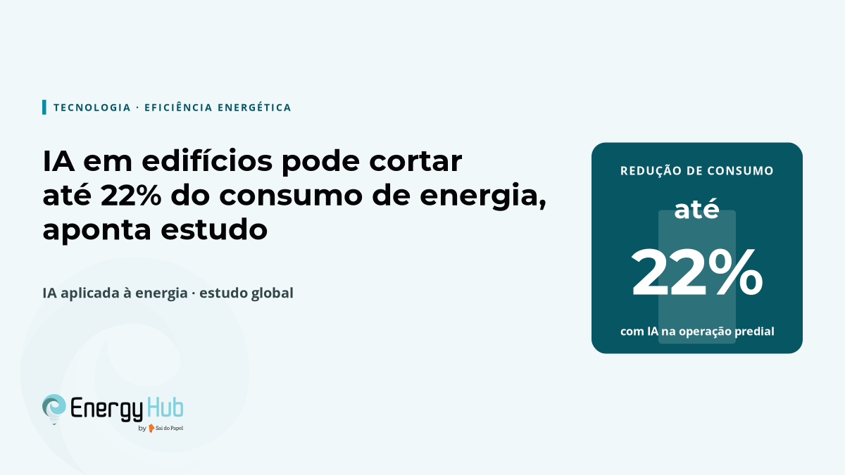 Estudo da Schneider Electric estima que edifícios com IA podem reduzir o consumo de energia em até 22%